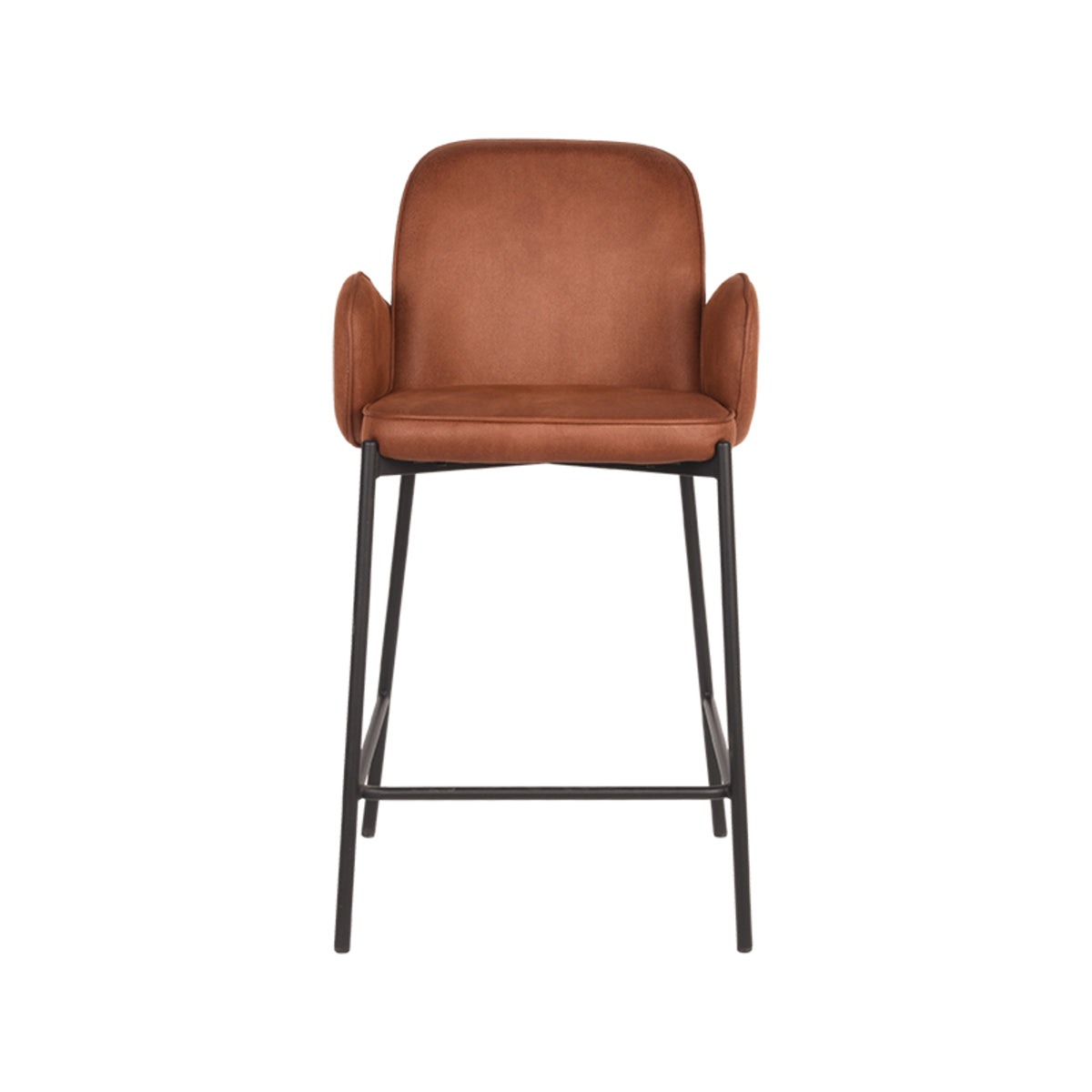 Label51 - Barkruk Jari - Microvezel - Cognac - 51 x 53 x 94 cm