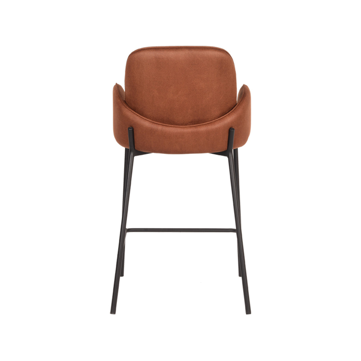 Label51 - Barkruk Jari - Microvezel - Cognac - 51 x 53 x 94 cm