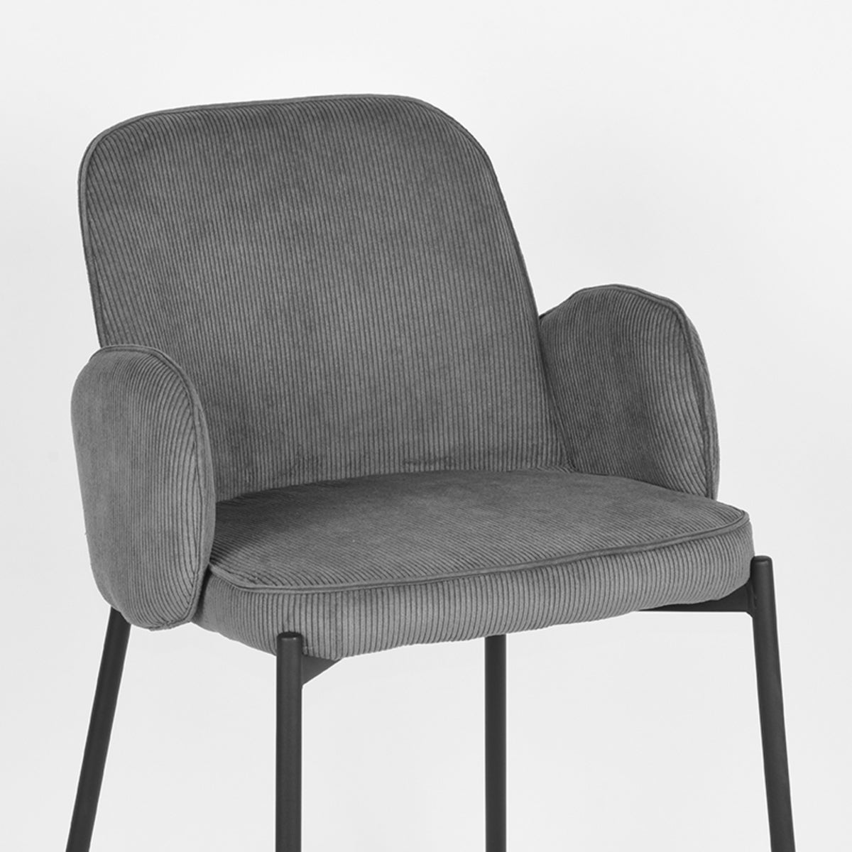 Label51 - Tabouret de bar Jari - Microfibre - 51 x 53 x 94 cm