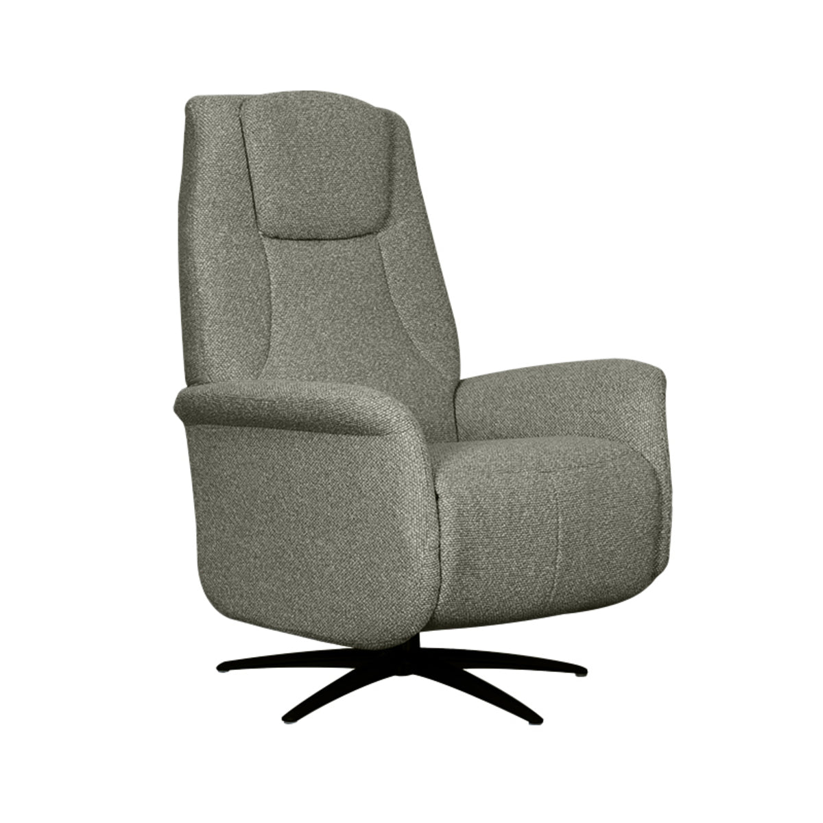 Label51 - Fauteuil relax électrique Stockholm - Bouclé - Champignon - 77 x 87 x 112 cm