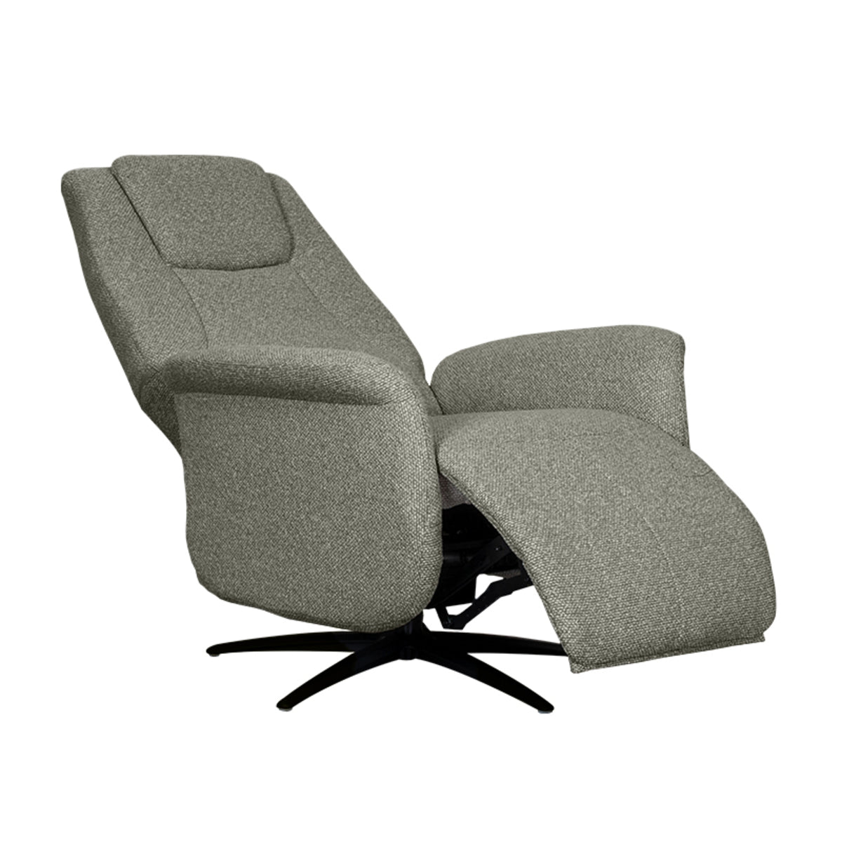 Label51 - Fauteuil relax électrique Stockholm - Bouclé - Champignon - 77 x 87 x 112 cm