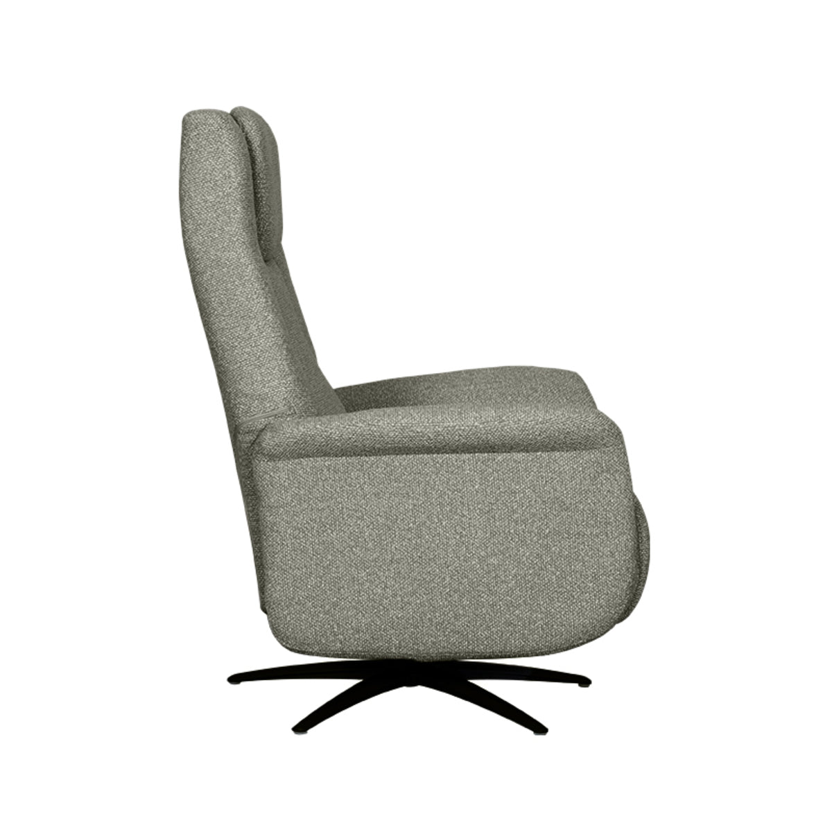 Label51 - Fauteuil relax électrique Stockholm - Bouclé - Champignon - 77 x 87 x 112 cm