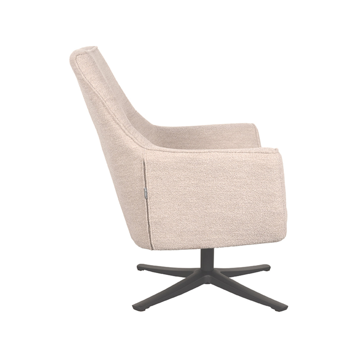 LABEL51  - Fauteuil Tod - Naturel - Boucle - 90x50x42 cm