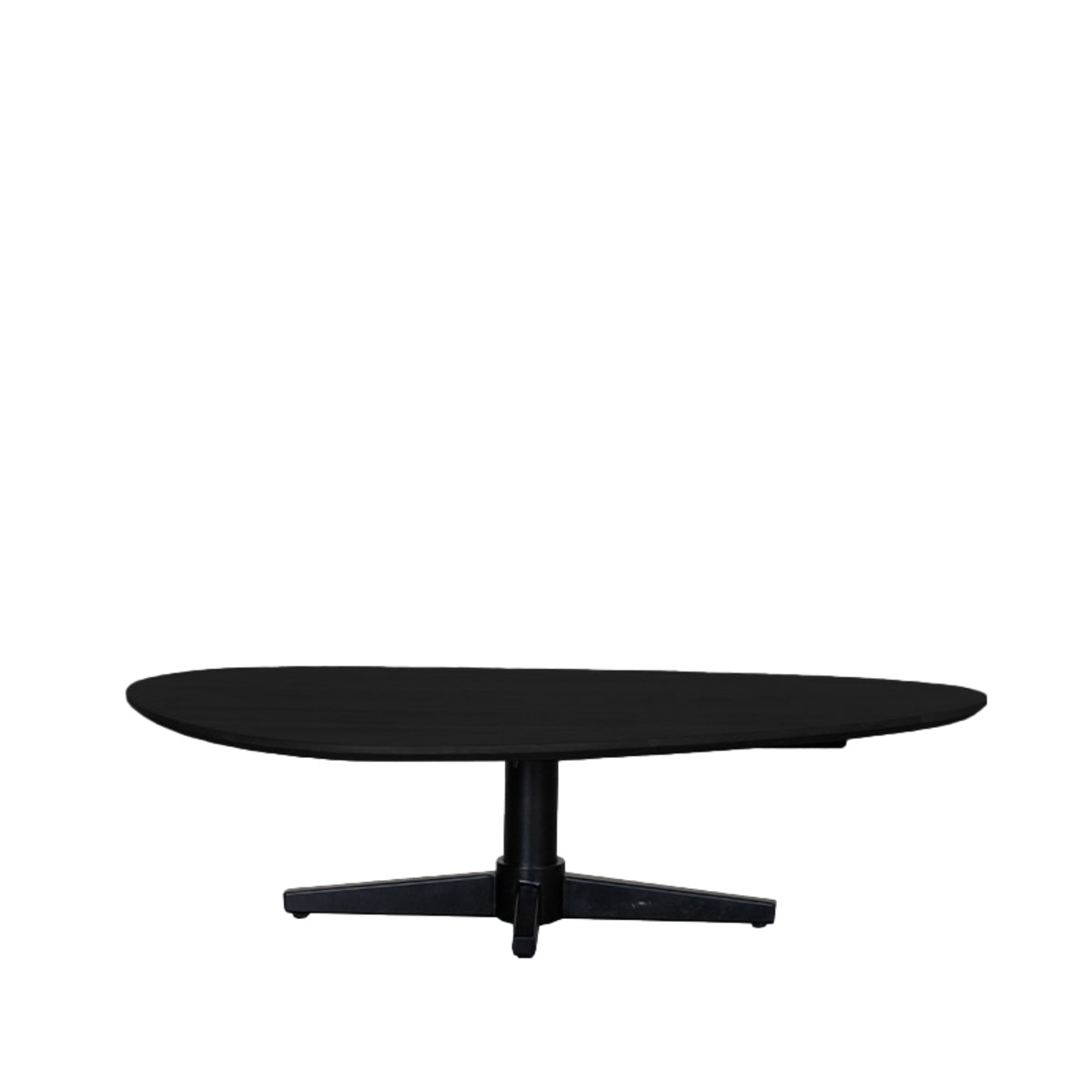 Label51 - Table basse Rosie - Bois de manguier - Noir - 140 x 75 x 36 cm