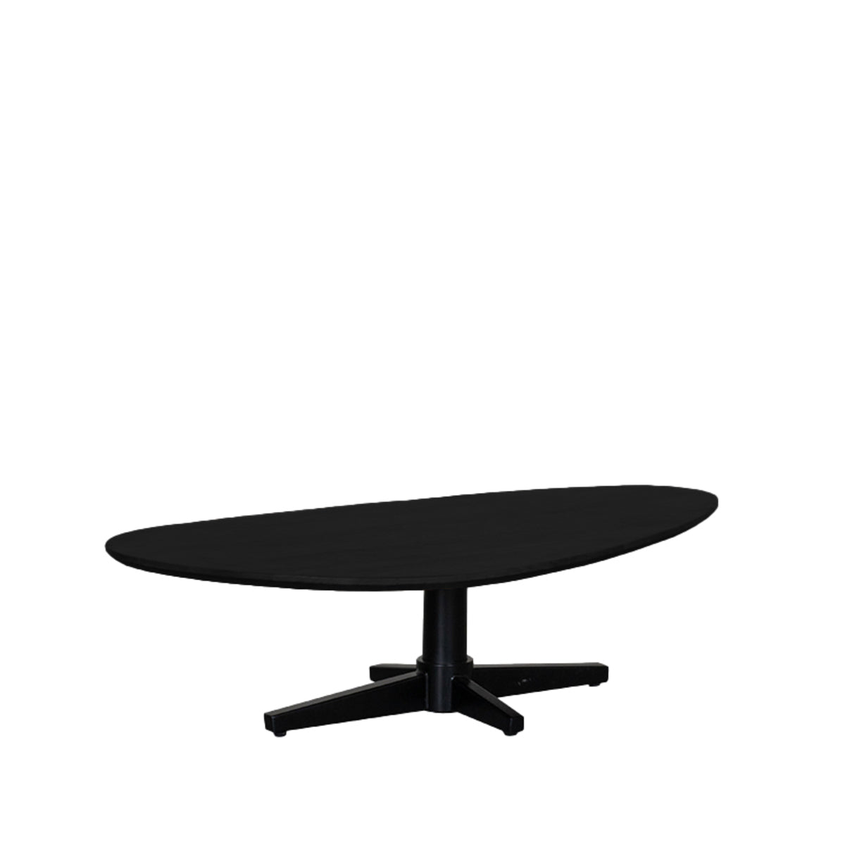 Label51 - Salontafel Rosie - Mangohout - Zwart - 140 x 75 x 36 cm