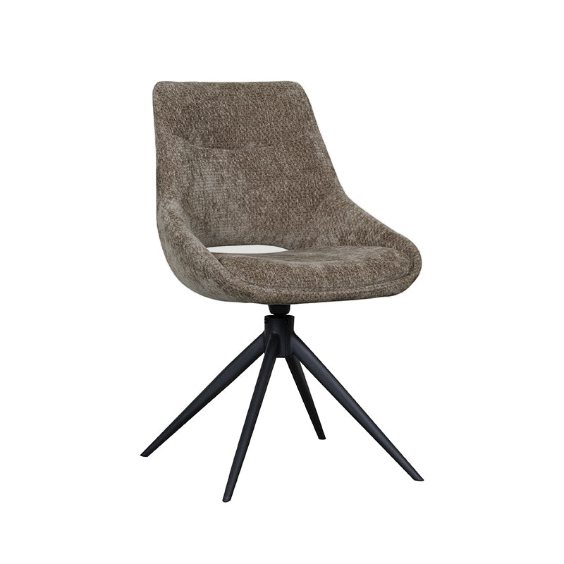 Label51 - Eetkamerstoel Marlow - Stof - Hunter groen - 48 x 63 x 86 cm
