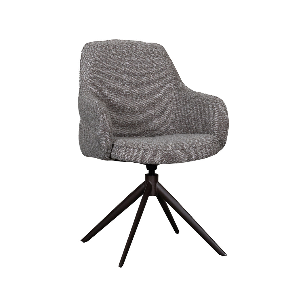 Label51 - Chaise de salle à manger Bern - Bouclé - Champignon - 61 x 66 x 91 cm