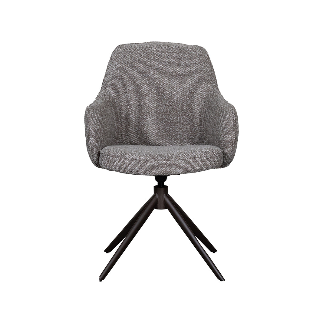 Label51 - Chaise de salle à manger Bern - Bouclé - Champignon - 61 x 66 x 91 cm