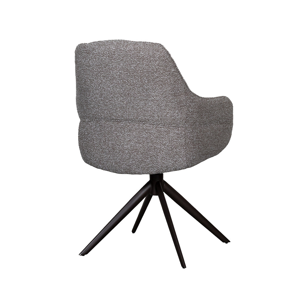 Label51 - Chaise de salle à manger Bern - Bouclé - Champignon - 61 x 66 x 91 cm