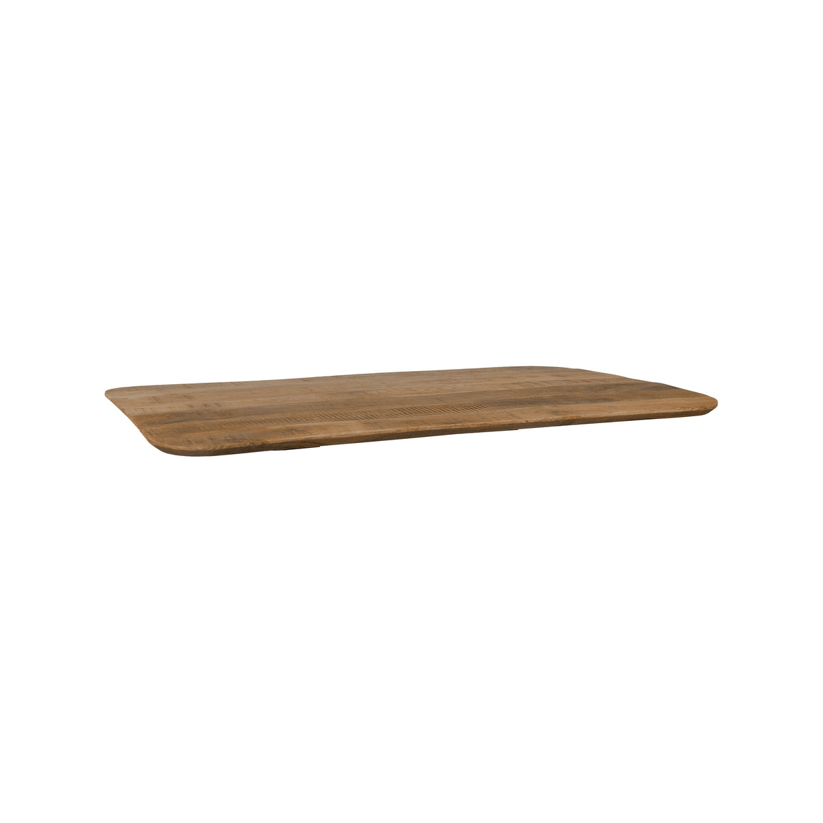Label51 - Plateau de table de restaurant/bar rectangulaire bord irrégulier - Bois de manguier - Naturel - 120 x 70 cm