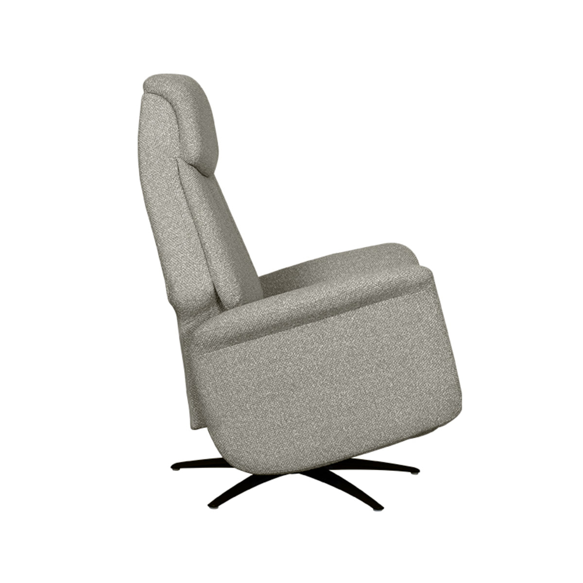 Label51 - Fauteuil relax électrique Oslo - Bouclé - Champignon - 79 x 87 x 112 cm
