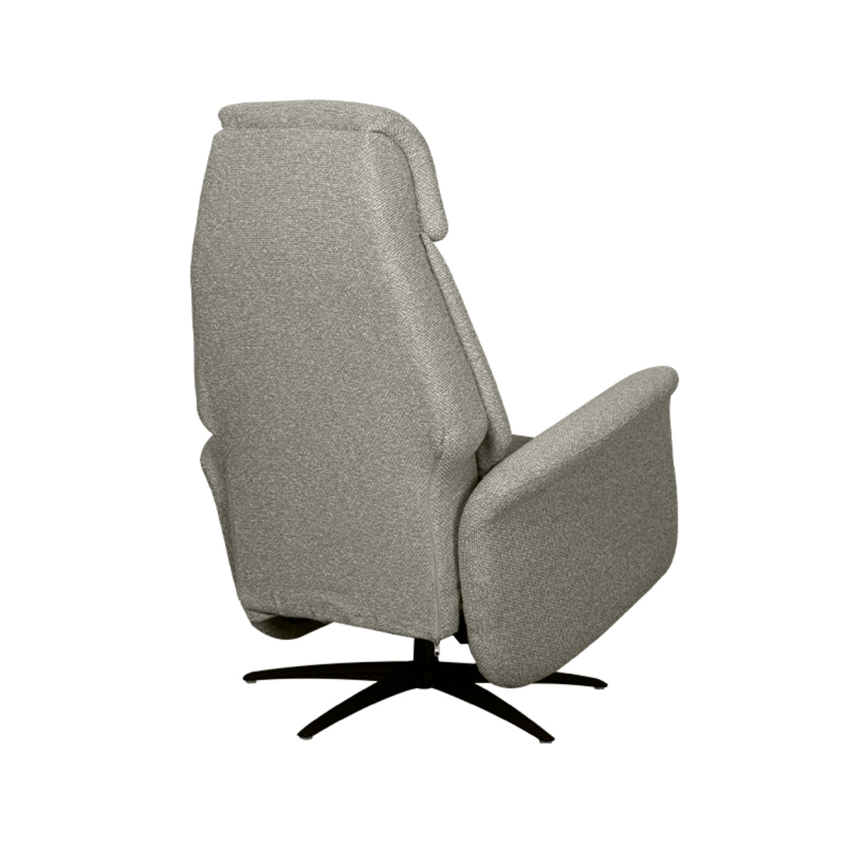 Label51 - Fauteuil relax électrique Oslo - Bouclé - Champignon - 79 x 87 x 112 cm
