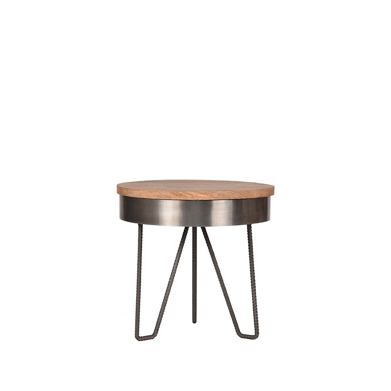 Label51 - Table d'appoint Saran - Bois de manguier - 44 x 44 x 43 cm