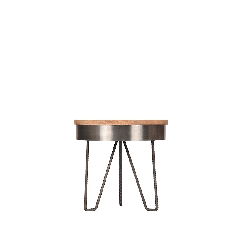 Label51 - Table d'appoint Saran - Bois de manguier - 44 x 44 x 43 cm