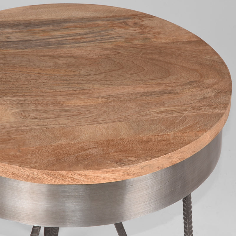 Label51 - Table d'appoint Saran - Bois de manguier - 44 x 44 x 43 cm