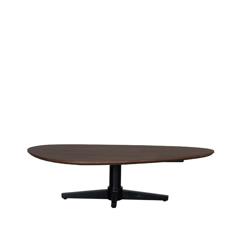 Label51 - Table basse Rosie - Bois de manguier - Espresso - 140 x 75 x 36 cm