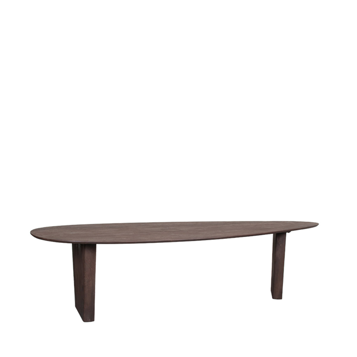 Label51 - Table à manger Wow - Bois de manguier - Espresso - 300 x 130 x 75 cm