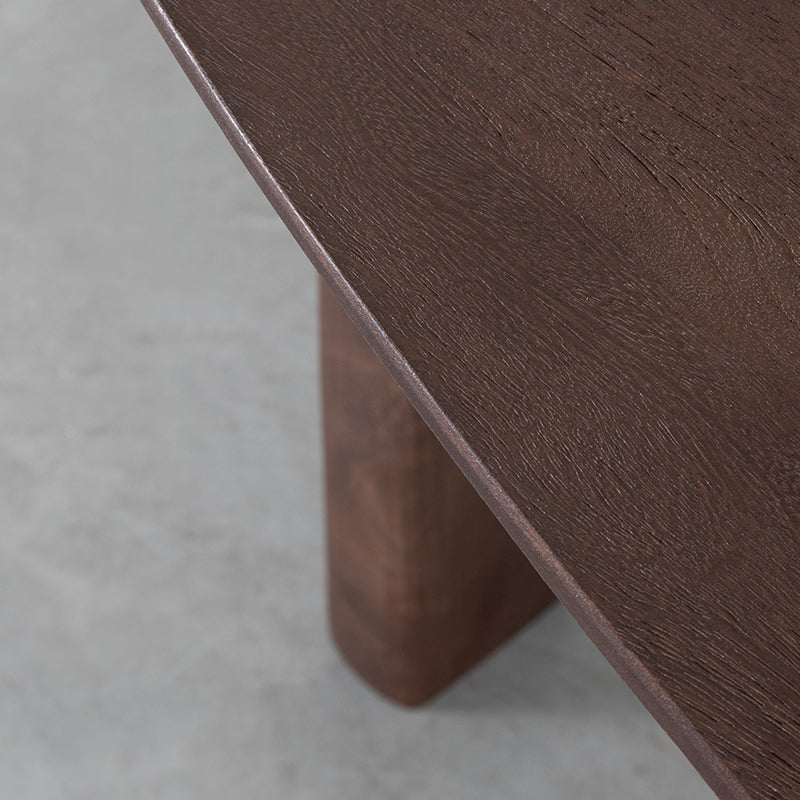 Label51 - Table d'appoint Wow - Bois de manguier - Espresso - 135 x 40 x 75 cm