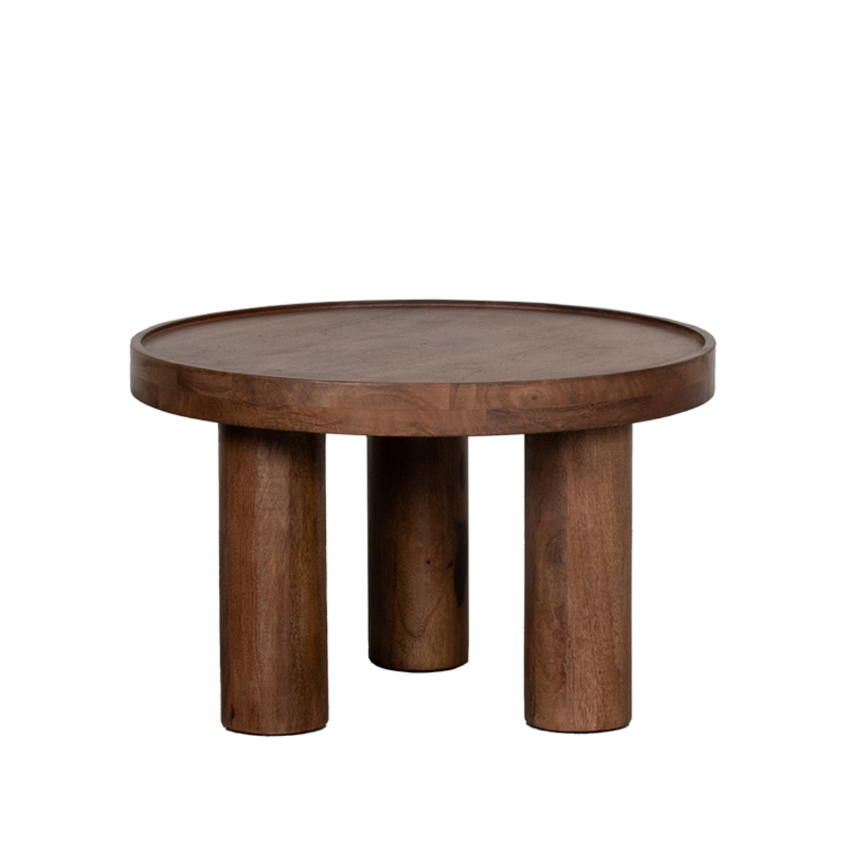 Label51 - Table basse Elly - Bois de manguier - Naturel - 60 x 60 x 38 cm