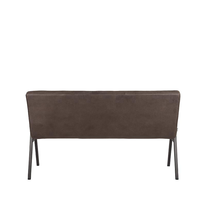 Label51 - Banc de salle à manger Matz - Microfibre - Anthracite - 145 x 62 x 86 cm