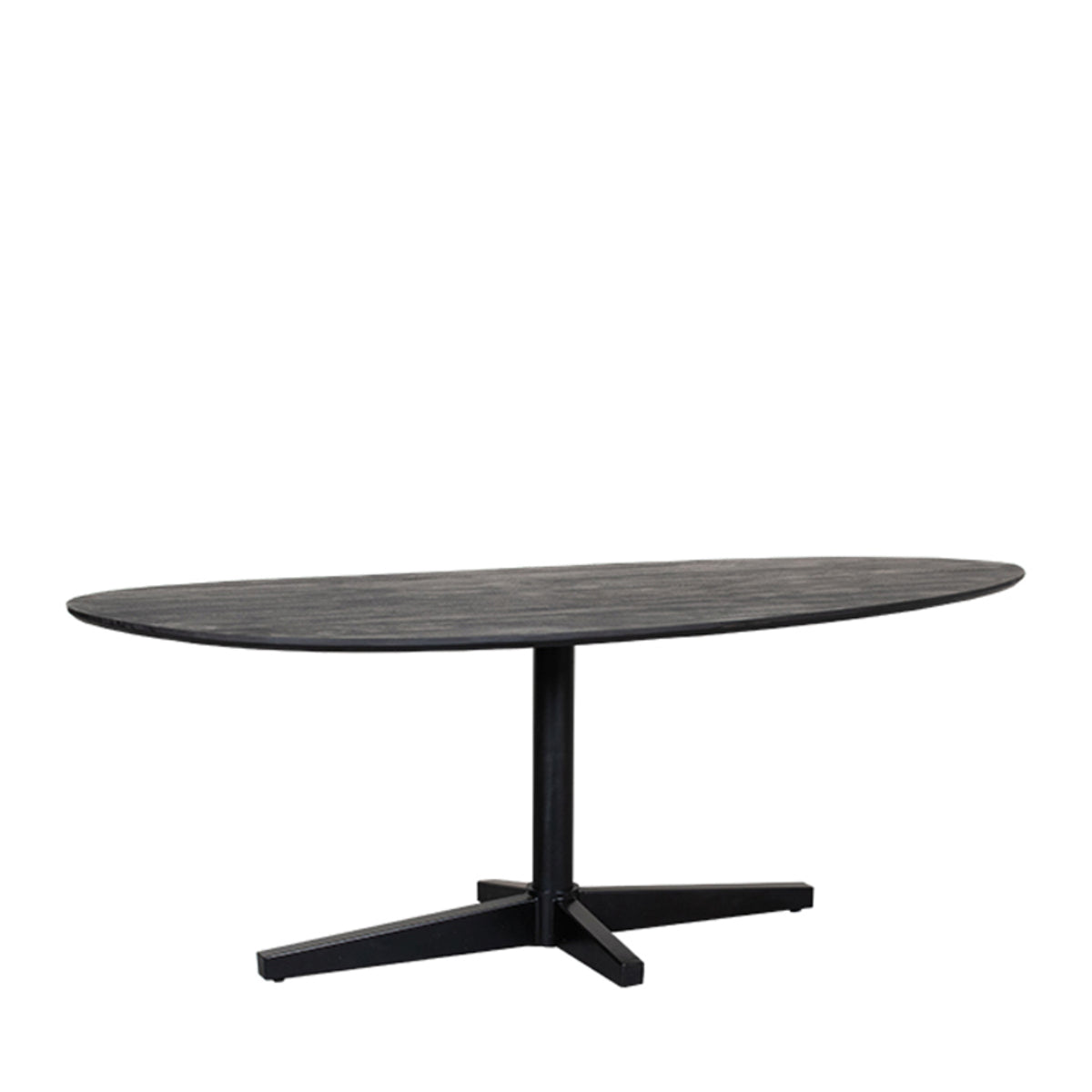 Label51 - Eettafel Rosie - Mangohout - Zwart - 260 x 110 x 76 cm