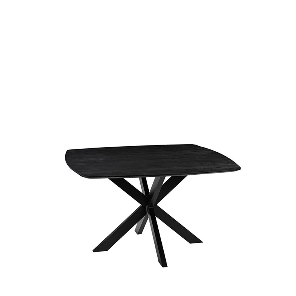 Label51 - Eettafel Blake - Mangohout - Zwart - 140 x 140 x 76 cm