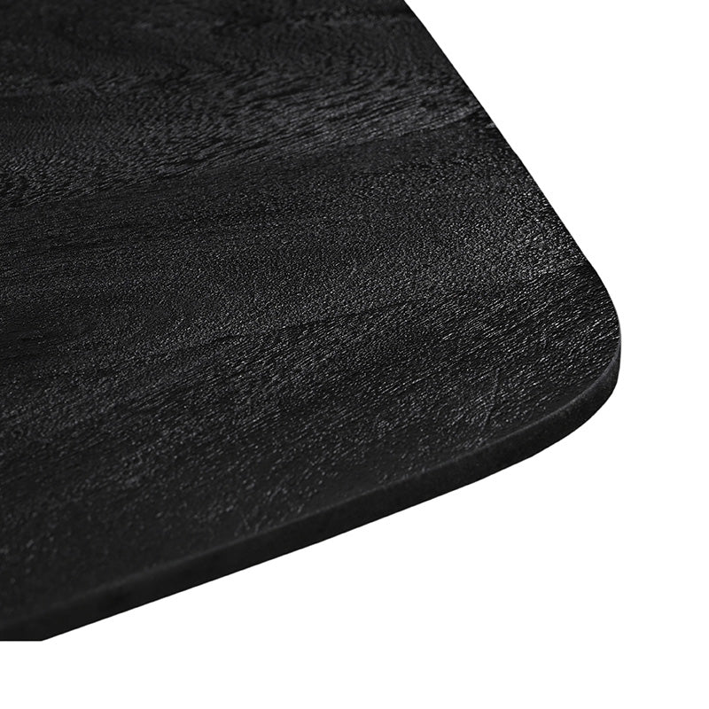 Label51 - Eettafel Blake - Mangohout - Zwart - 140 x 140 x 76 cm