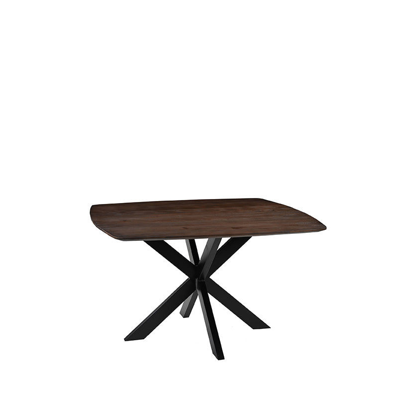 Label51 - Eettafel Blake - Mangohout - Espresso - 140 x 140 x 76 cm