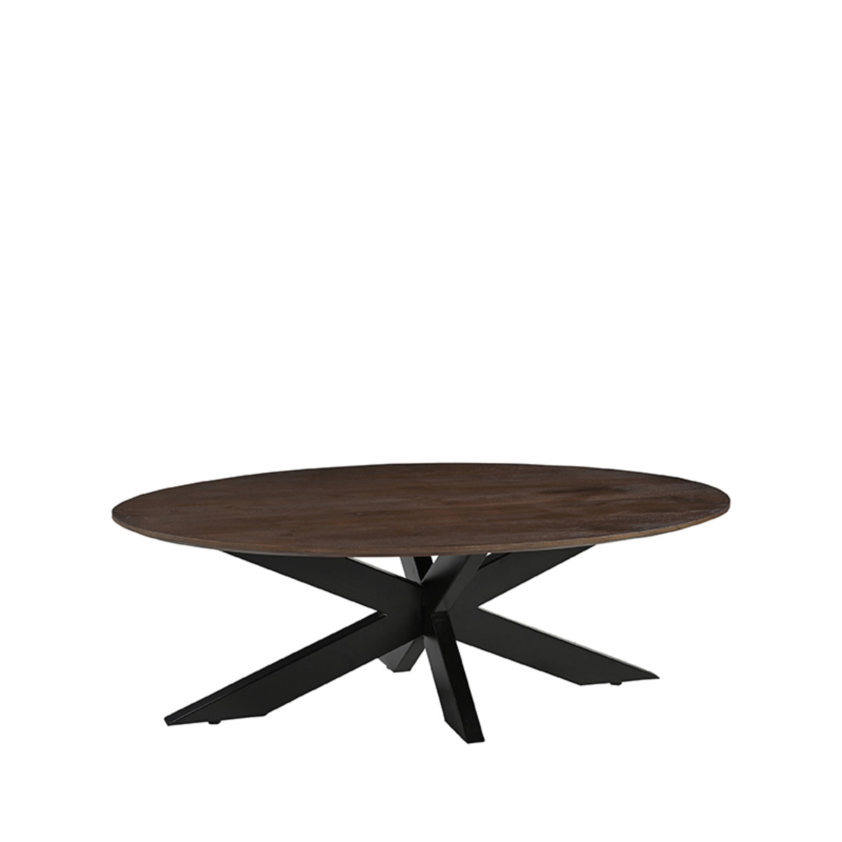 Label51 - Table basse James - Bois de manguier - Espresso - 130 x 70 x 43 cm