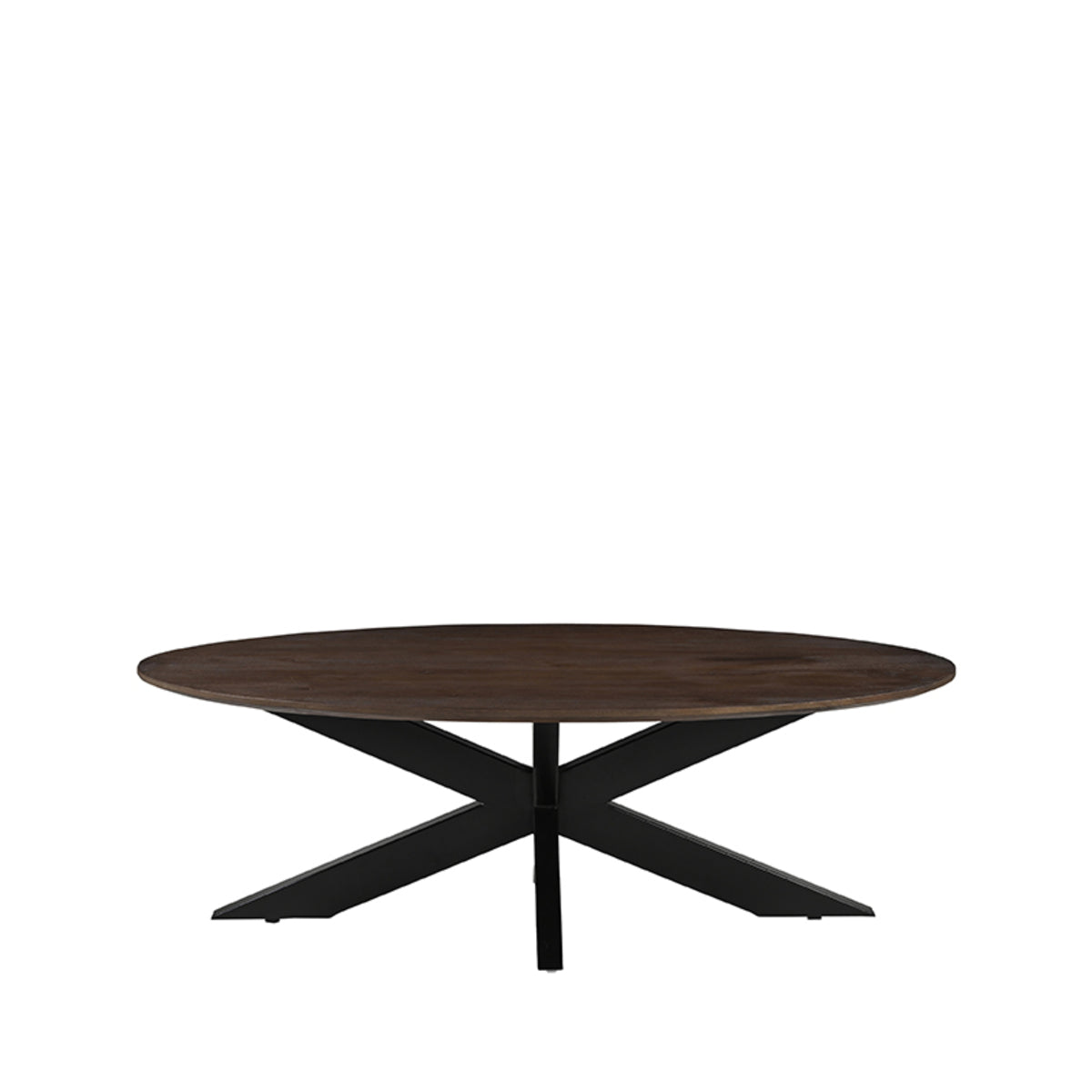 Label51 - Table basse James - Bois de manguier - Espresso - 130 x 70 x 43 cm