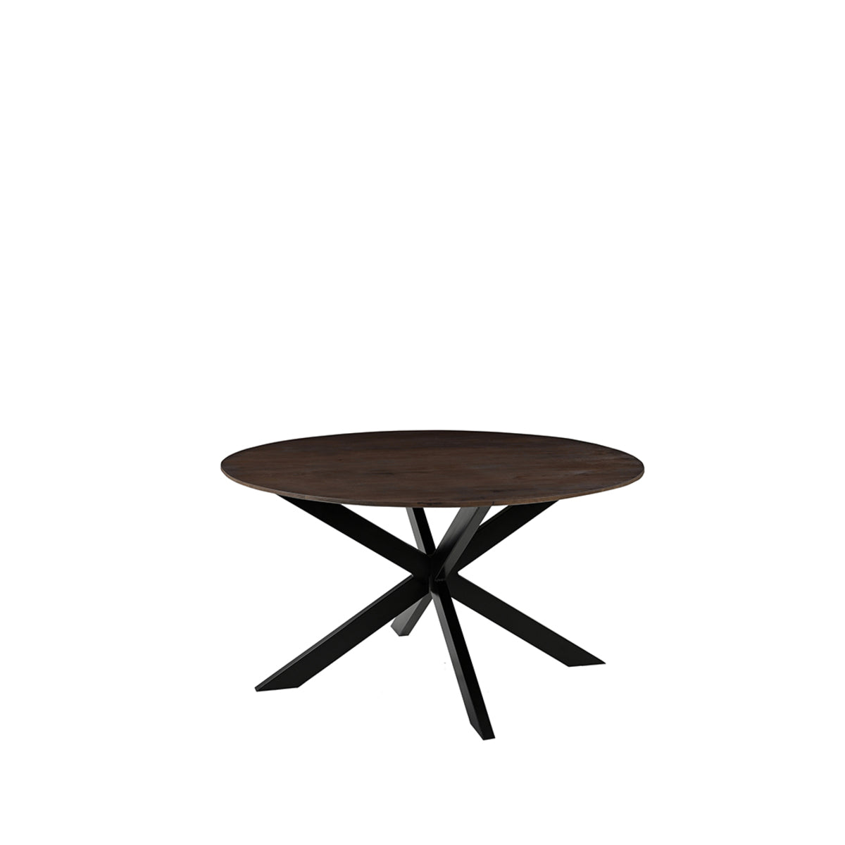 Label51 - Table à manger Otis - Bois de manguier - Espresso - 130 x 130 x 76 cm
