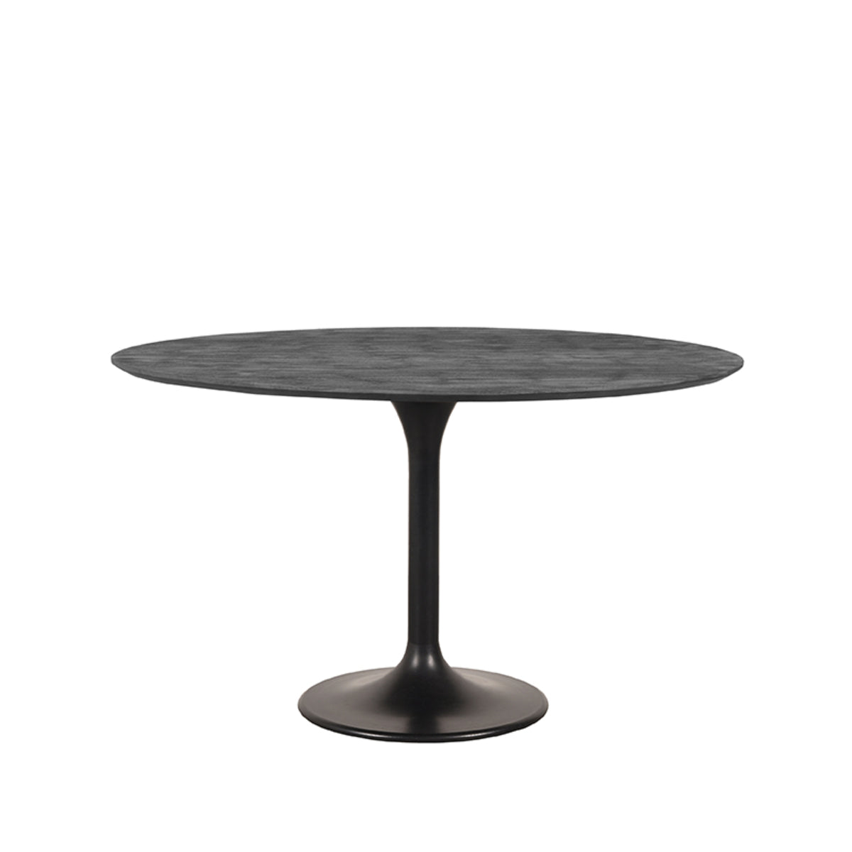 Label51 - Table à manger Otto - Bois de manguier - Noir - 130 x 130 x 75 cm
