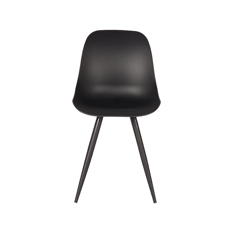 LABEL51 Chaise de salle à manger Monza - Noir - Plastique
