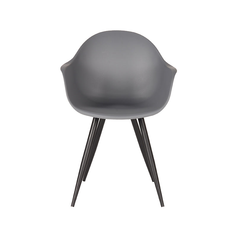 LABEL51 Chaise de salle à manger Luca - Anthracite - Plastique