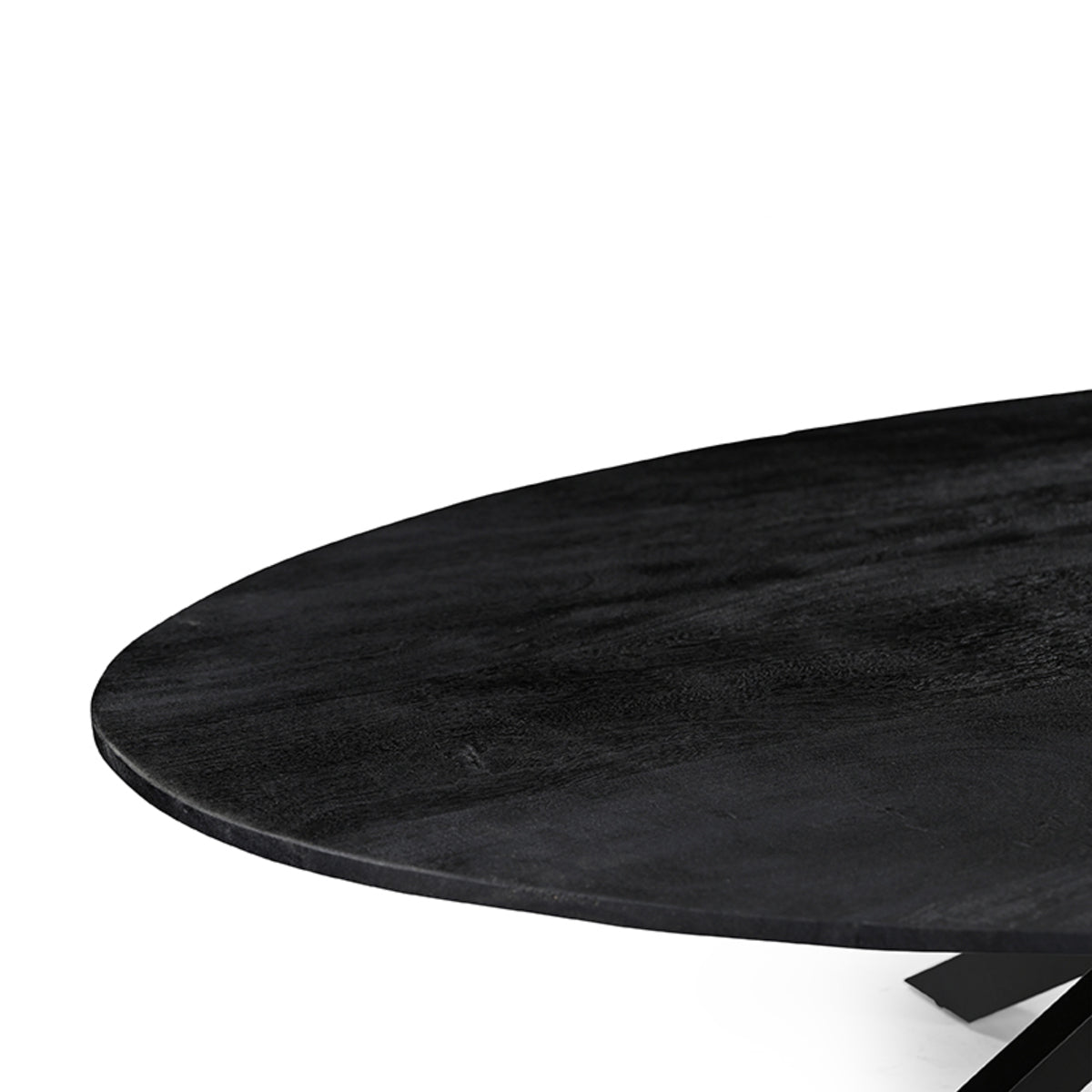 Label51 - Eettafel James - Mangohout - Zwart - 210 x 100 x 76 cm