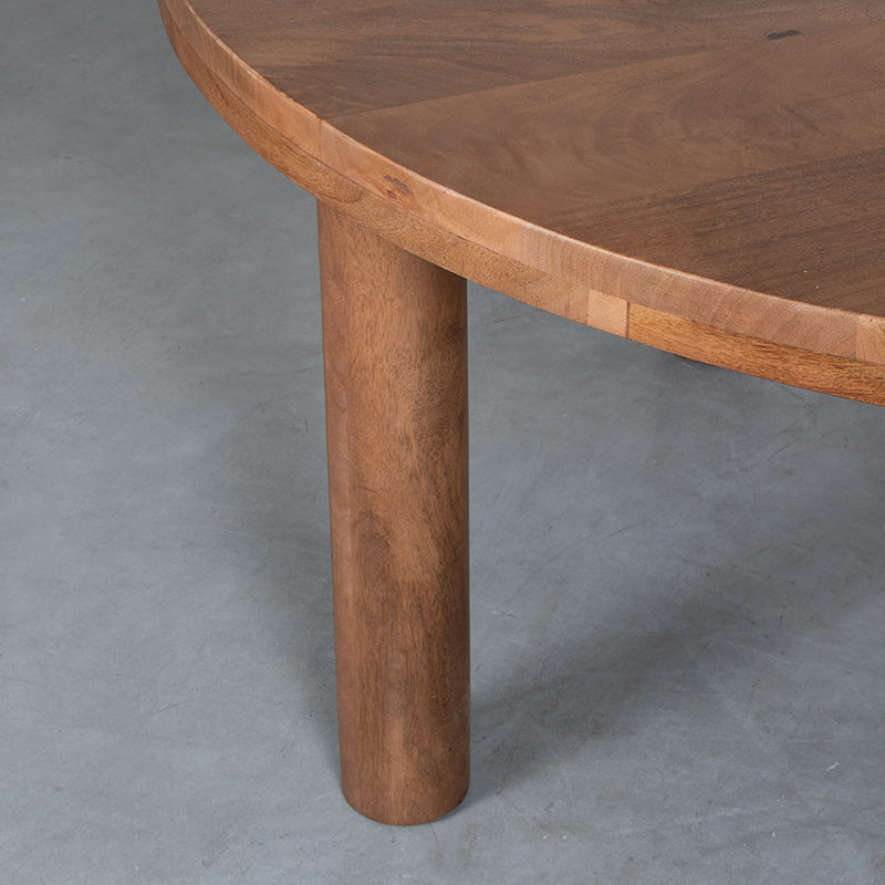 Label51 - Eettafel Elly - Mangohout - Naturel - 140 x 140 x 75 cm