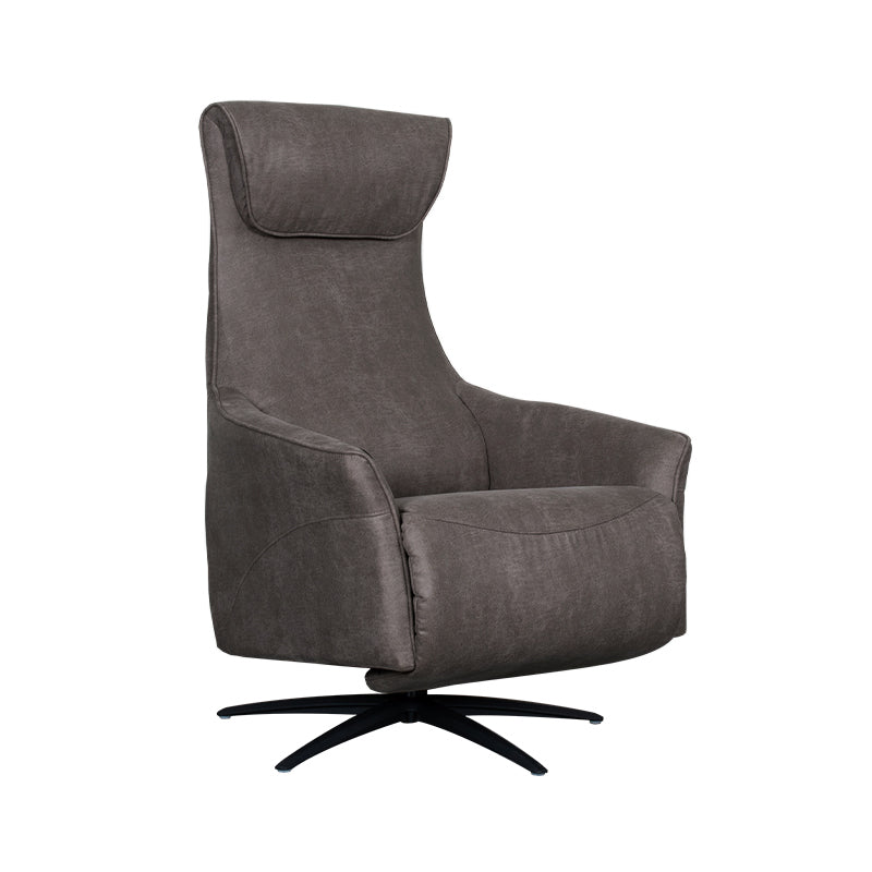 Label51 - Fauteuil relax électrique Lund - Microsuède - Anthracite - 74 x 83 x 112 cm