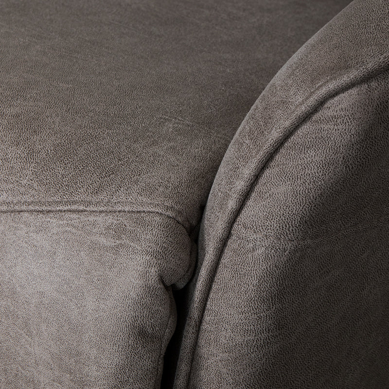 Label51 - Fauteuil relax électrique Lund - Microsuède - Anthracite - 74 x 83 x 112 cm