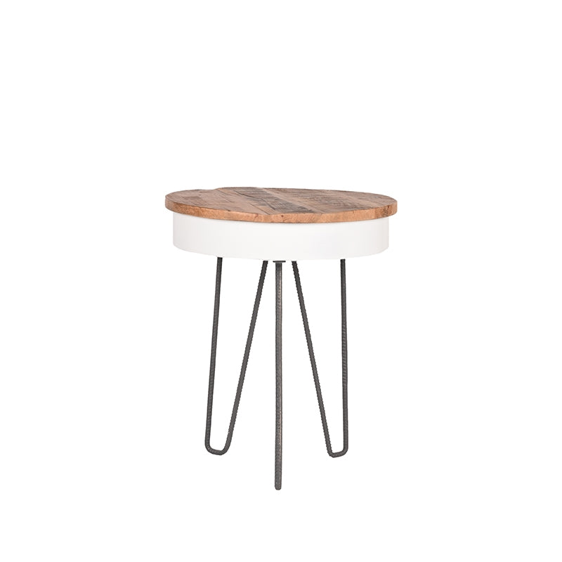 Label51 - Table d'appoint Saria - Bois de manguier - 44 x 44 x 53 cm