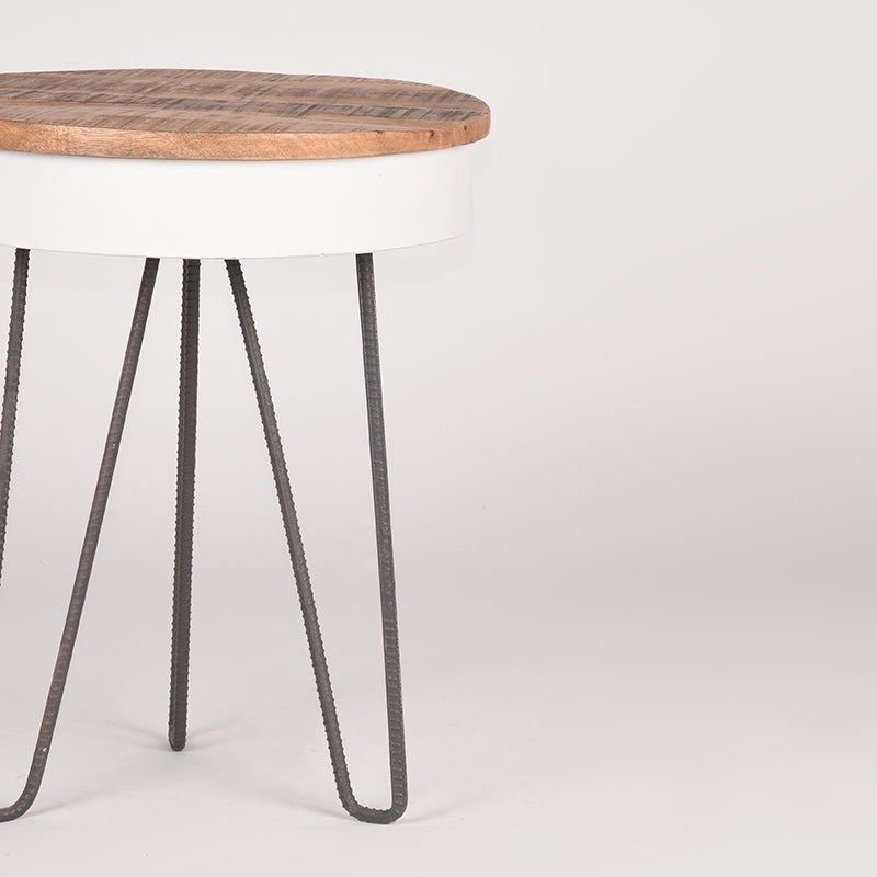 Label51 - Table d'appoint Saria - Bois de manguier - 44 x 44 x 53 cm