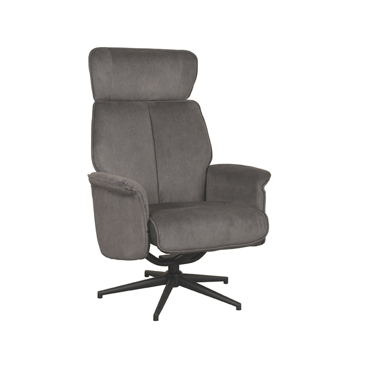 2BM - Relaxfauteuil Verdal - Antraciet - 77x79x109 cm