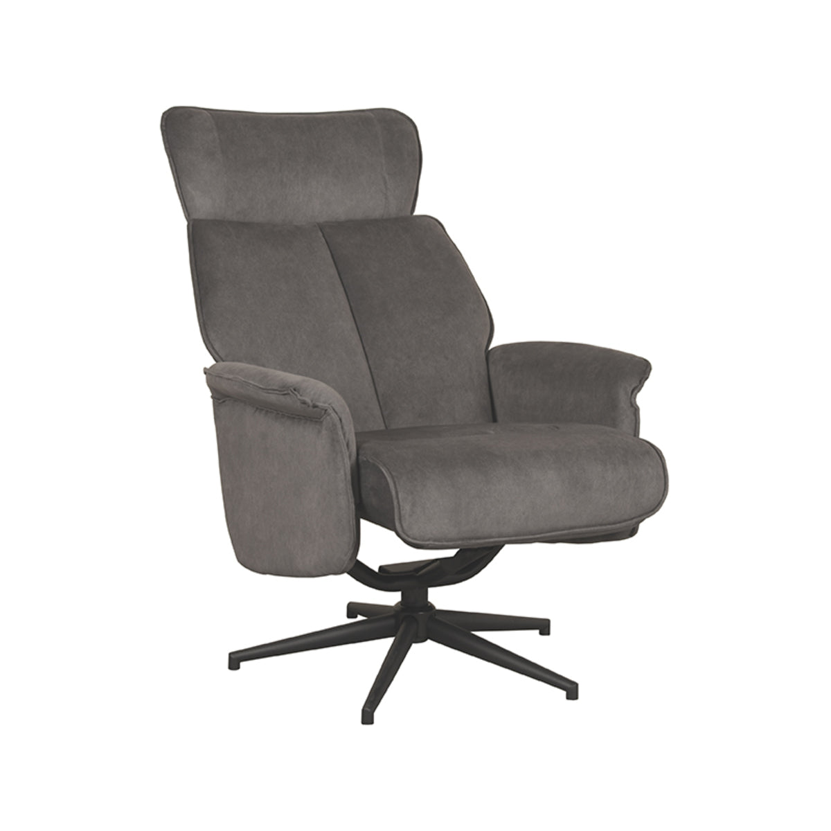 2BM - Relaxfauteuil Verdal - Antraciet - 77x79x109 cm