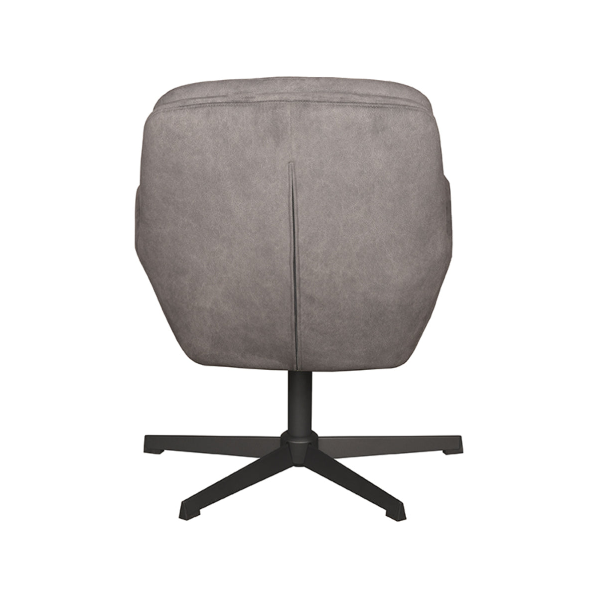 Label51 - Draaifauteuil Moss - Stof - Antraciet - 70 x 77 x 90 cm