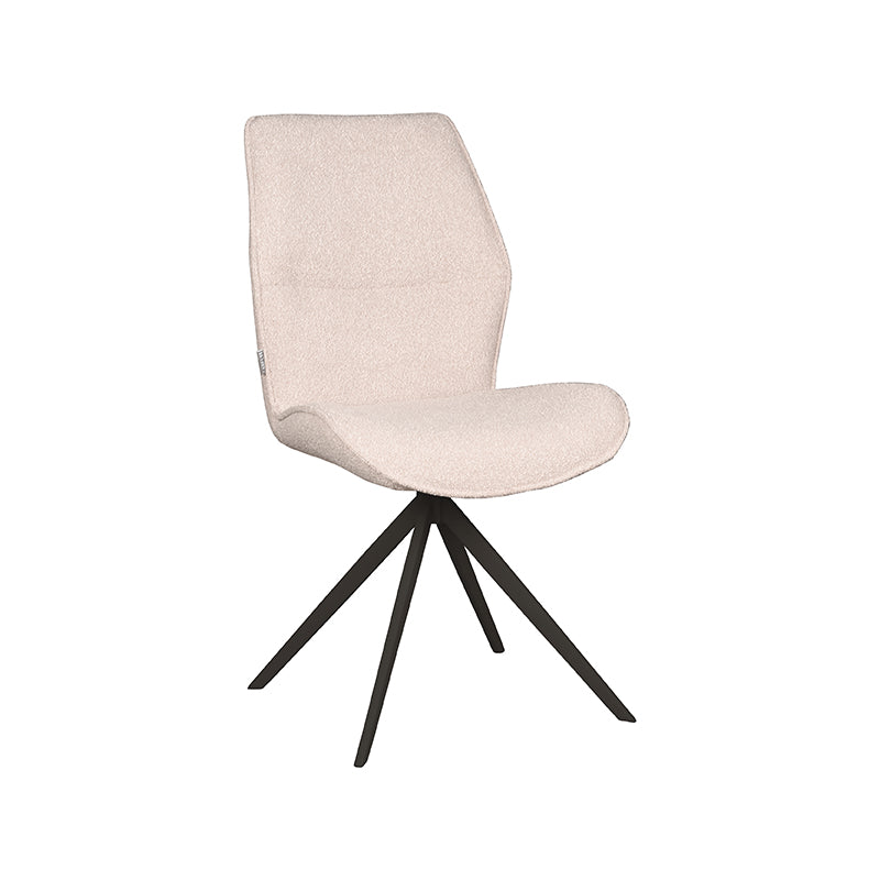 LABEL51 Chaise de salle à manger Comfy - Naturel - Bouclé