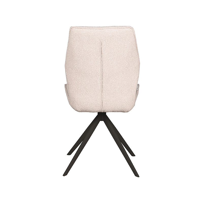 LABEL51 Eetkamerstoel Comfy - Naturel - Boucle