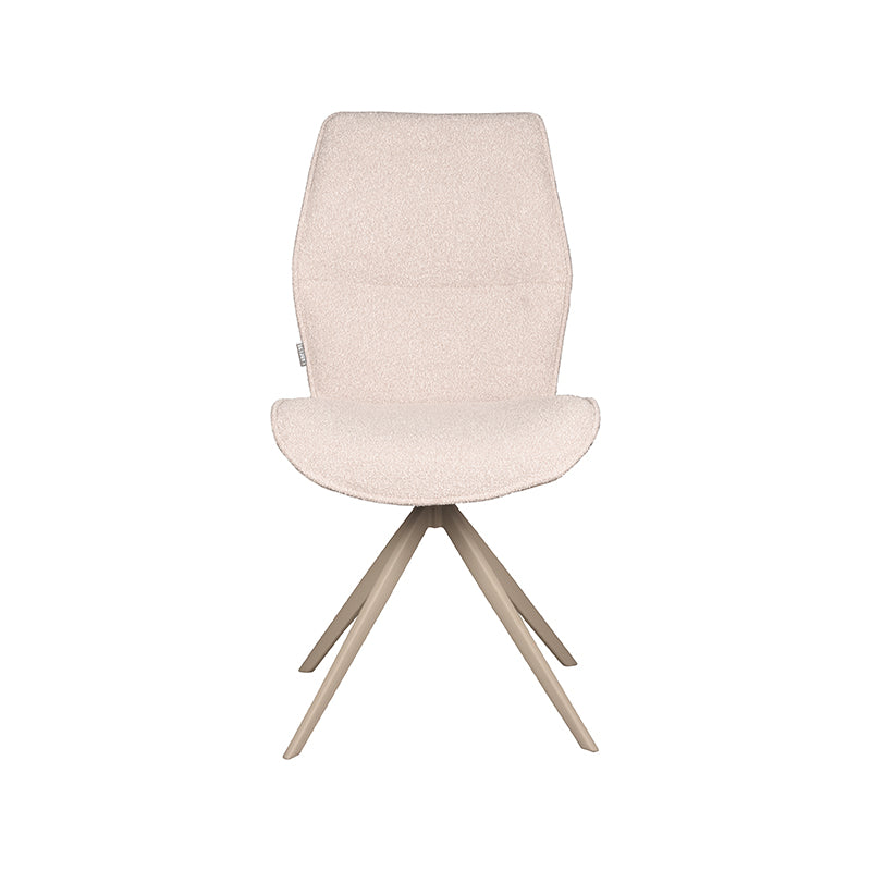 LABEL51 Eetkamerstoel Comfy - Naturel - Boucle