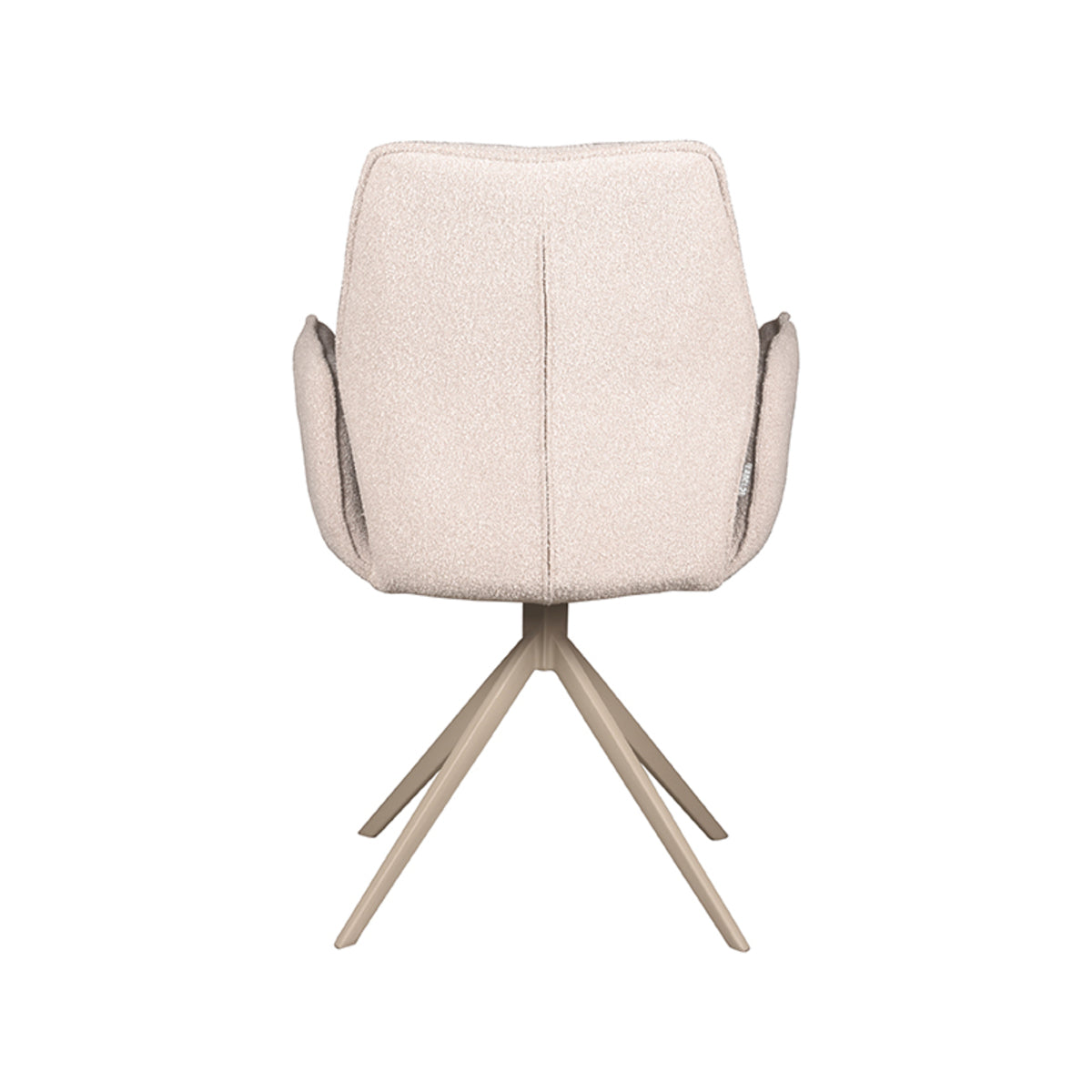 LABEL51 Eetkamerstoel Mellow - Naturel - Boucle