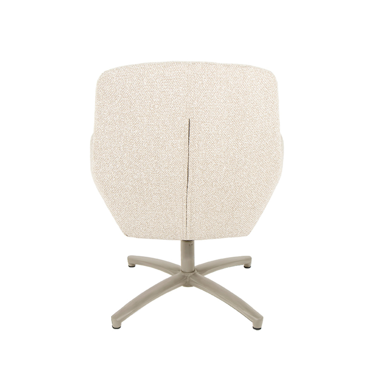 Label51 - Draaifauteuil Chill Zone - Bouclé - Naturel - 68 x 73 x 90 cm