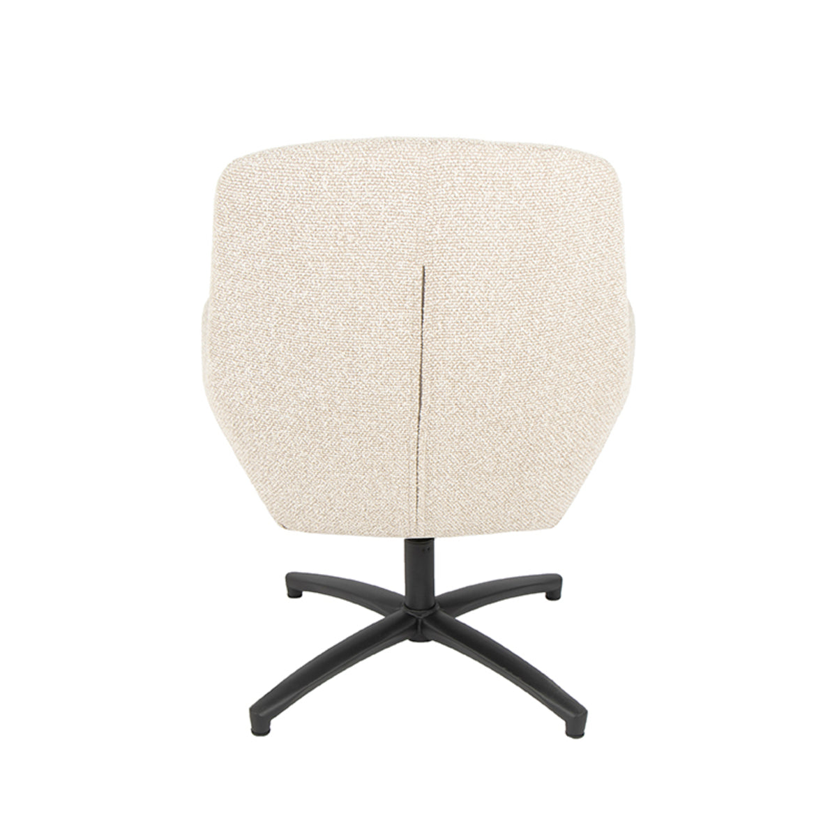 Label51 - Draaifauteuil Chill Zone - Bouclé - Naturel - 68 x 73 x 90 cm