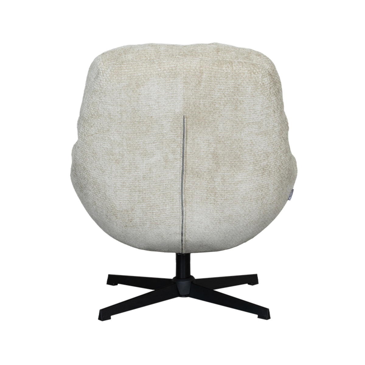 Label51 - Draaifauteuil Huxley - Stof - Mushroom - 76 x 86 x 92 cm